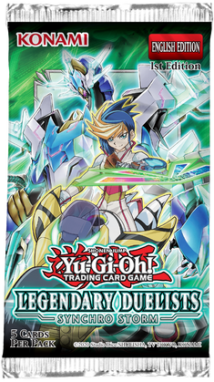 Yugioh! Booster Packs: Legendary Duelists: Synchro Storm *Sealed*