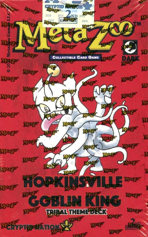 Metazoo: Cryptid Nation Tribal Theme Deck - Hopkinsville Goblin King [Dark] (2ND EDITION) *Sealed*