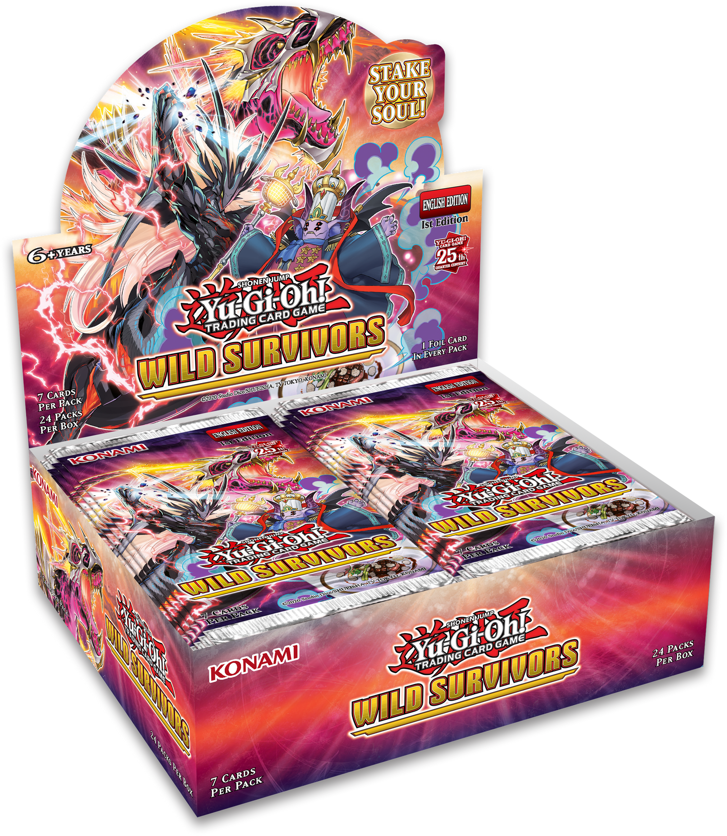 Yugioh! Booster Boxes: Wild Survivors *Sealed*