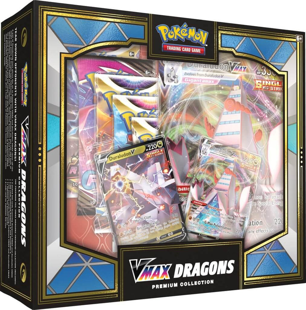 Pokemon TCG: VMAX Dragons Premium Collection - Rayquaza/Duraludon *Sealed*