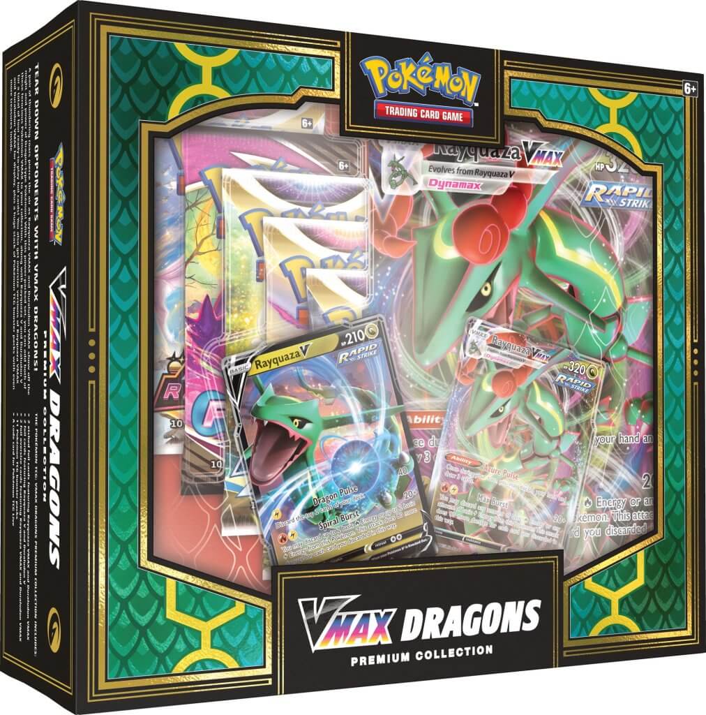 Pokemon TCG: VMAX Dragons Premium Collection - Rayquaza/Duraludon *Sealed*