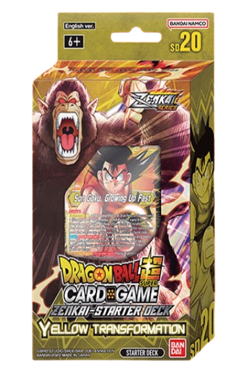 Dragon Ball Super Card Game:  Zenkai - Starter Deck Yellow Transformation (SD20) *Sealed*