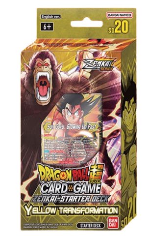 Dragon Ball Super Card Game:  Zenkai - Starter Deck Yellow Transformation (SD20) *Sealed*