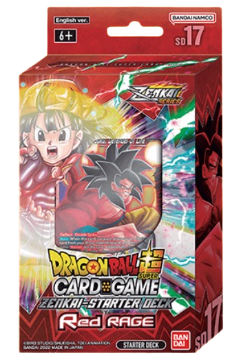 Dragon Ball Super Card Game:  Zenkai - Starter Deck Red Rage (SD17) *Sealed*