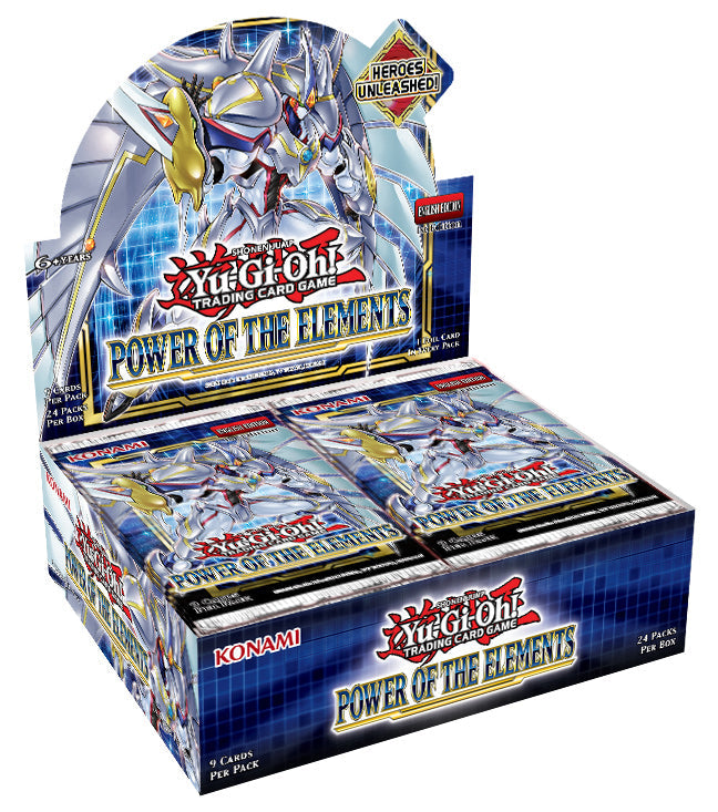 Yugioh! Booster Boxes: Power of the Elements *Sealed*