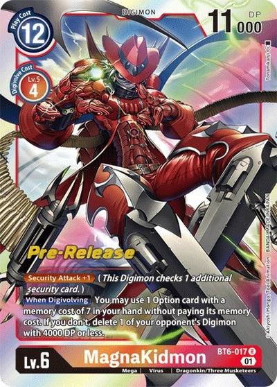 MagnaKidmon [BT6-017] [Double Diamond Pre-Release Cards]