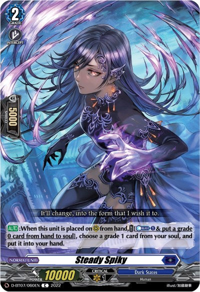 Steady Spiky (D-BT07/060EN) [Raging Flames Against Emerald Storm]