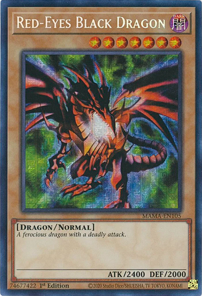 Red-Eyes Black Dragon [MAMA-EN105] Secret Pharaoh's Rare