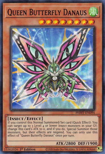Queen Butterfly Danaus [PHHY-EN094] Super Rare