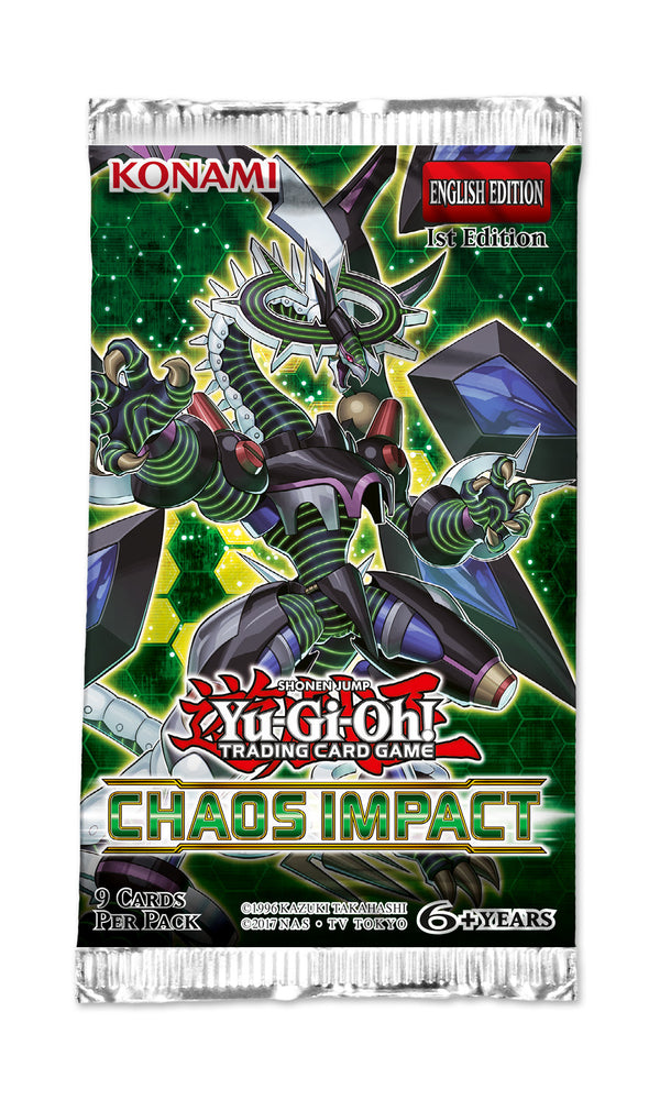 Yugioh! Booster Packs: Chaos Impact *Sealed*