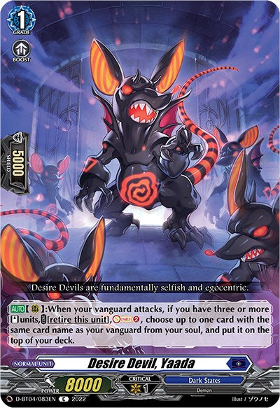 Desire Devil, Yaada (D-BT04/083EN) [Awakening of Chakrabarthi]