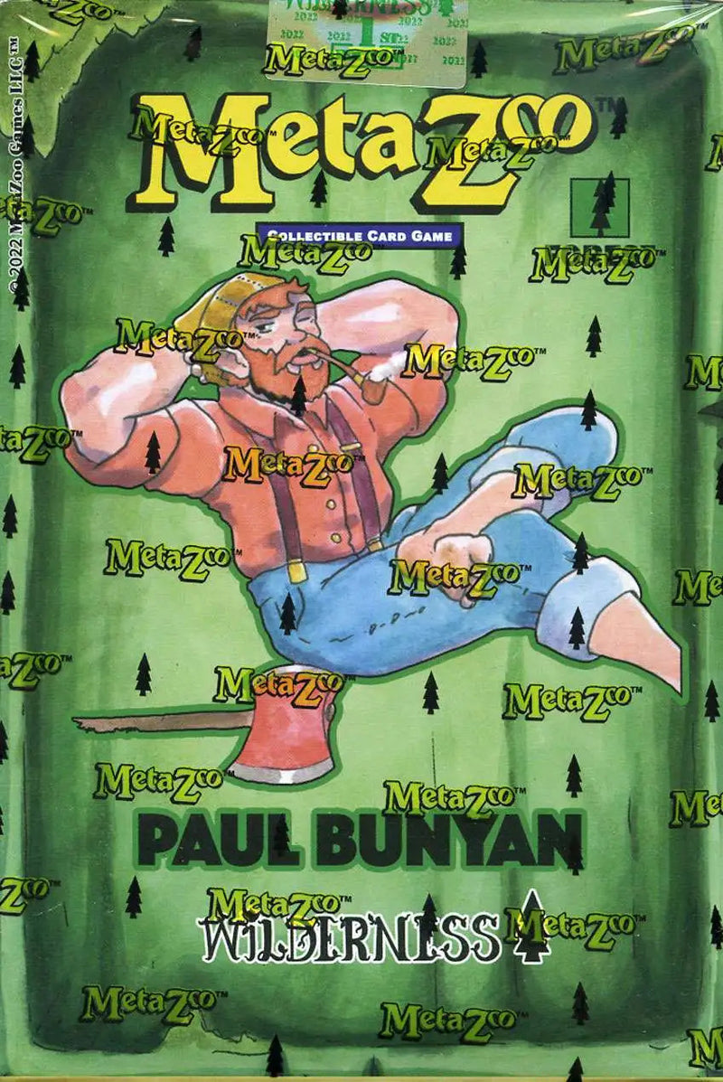 Metazoo: Wilderness Tribal Theme Deck - Paul Bunyan (1ST EDITION) *Sealed*