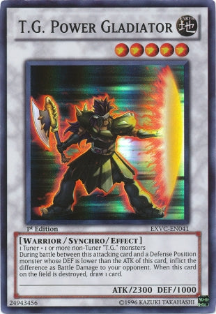 T.G. Power Gladiator [EXVC-EN041] Super Rare