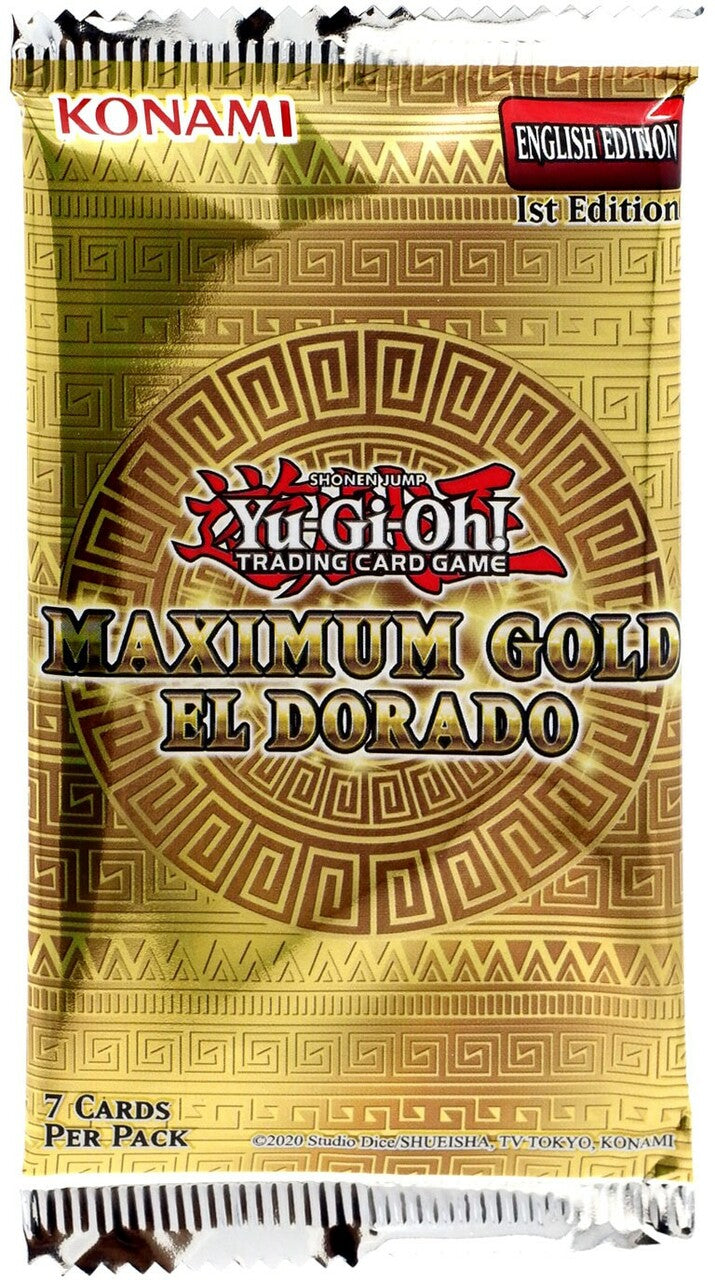Yugioh! Booster Packs: Maximum Gold: El Dorado (SINGLE PACK) *Sealed*