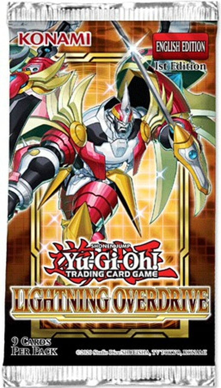 Yugioh! Booster Packs: Lightning Overdrive *Sealed*