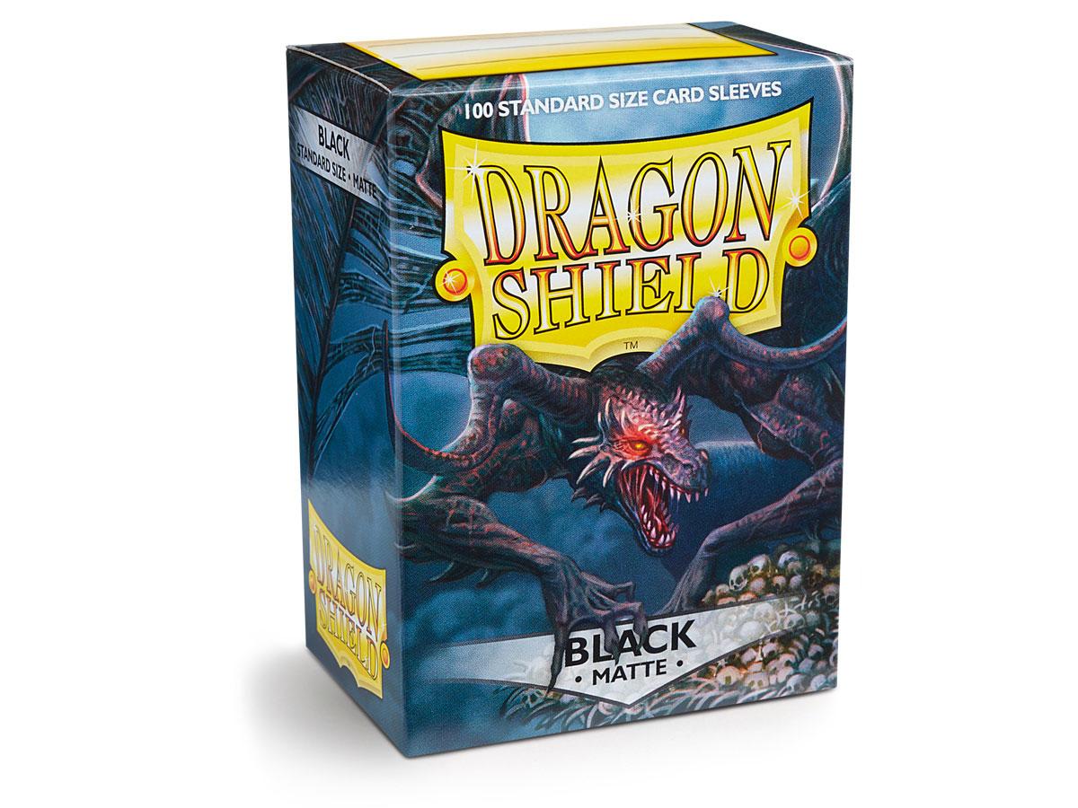Dragonshield Sleeves - Matte Black (Standard Size 100 Pack)