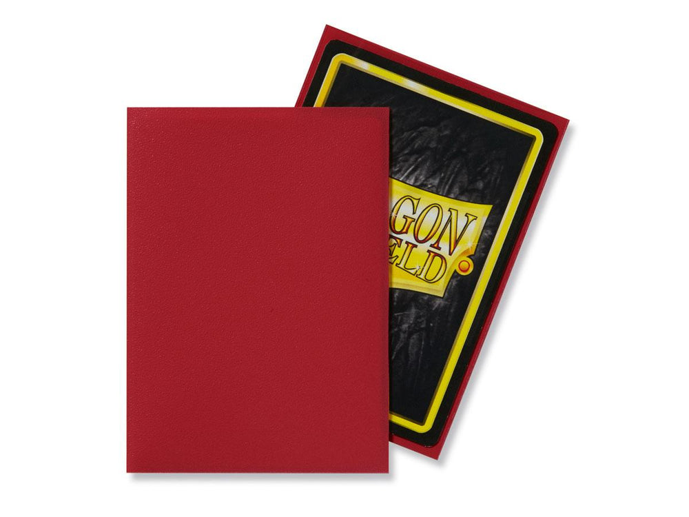 Dragonshield Sleeves - Matte Red (Standard Size 100 Pack)