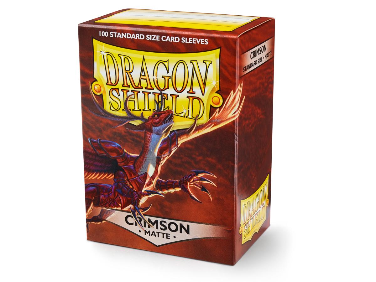 Dragonshield Sleeves - Matte Crimson (Standard Size 100 Pack)