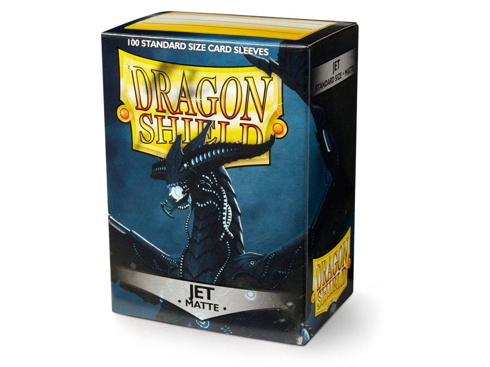 Dragonshield Sleeves - Matte Jet (Standard Size 100 Pack)