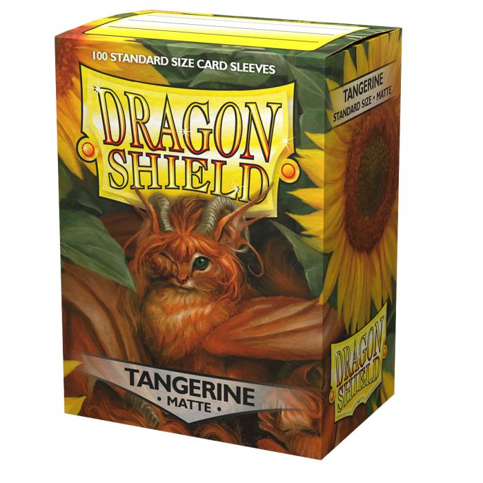 Dragonshield Sleeves - Matte Tangerine (Standard Size 100 Pack)