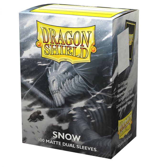Dragonshield Sleeves -  Dual Snow Matte (Standard Size 100 Pack)