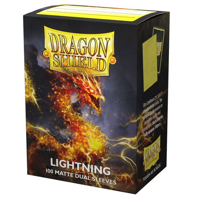 Dragonshield Sleeves -  Dual Lightning Matte (Standard Size 100 Pack)