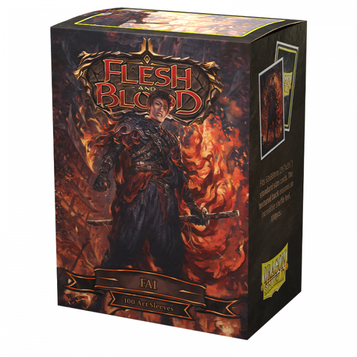 Dragonshield Sleeves -  Flesh and Blood: Fai Matte Art Sleeves (Standard Size 100 Pack)