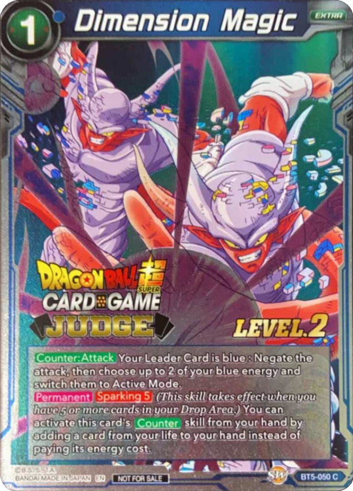 Dimension Magic (Level 2) (BT5-050) [Judge Promotion Cards]