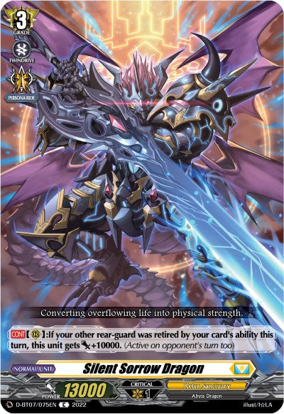 Silent Sorrow Dragon (D-BT07/075EN) [Raging Flames Against Emerald Storm]