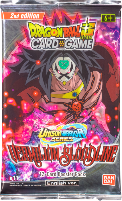 Dragon Ball Super Card Game: UW2 Vermilion Bloodline Booster Pack SECOND EDITION *Sealed*