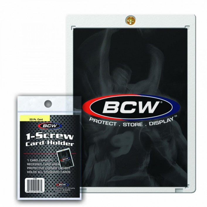 BCW - 1-Screw Card Holder 20pt (1)