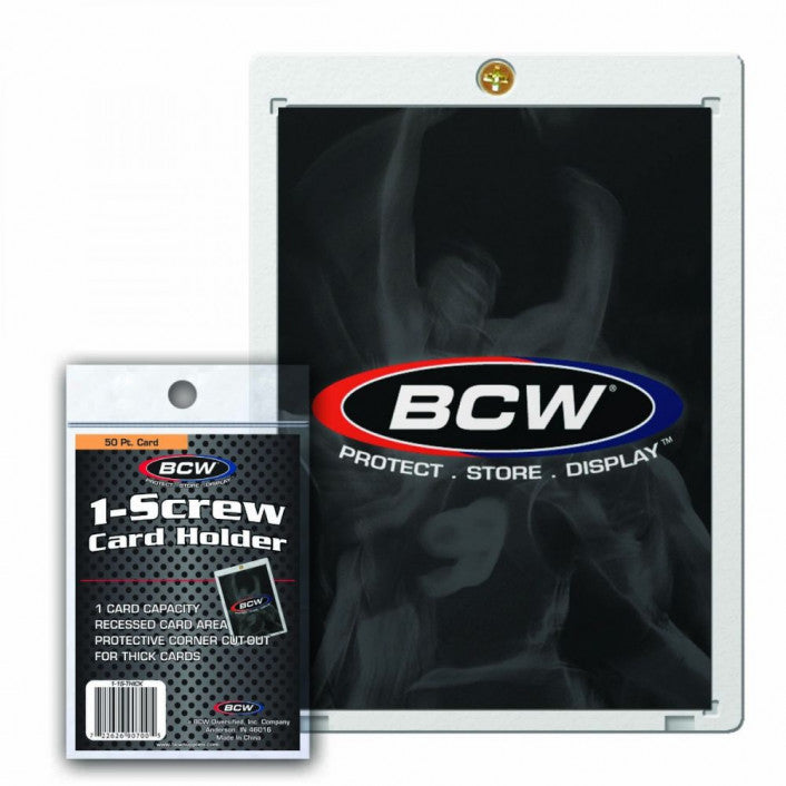 BCW - 1-Screw Thick Card Holder 50pt (1)