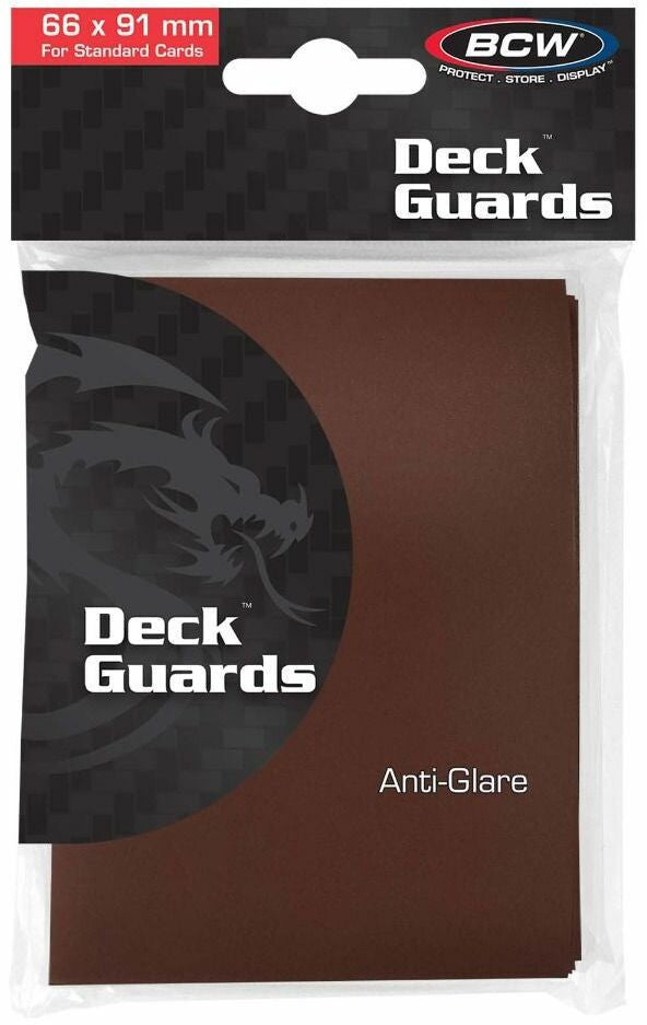 BCW Deck Guard Sleeves (50) - Brown (Standard Size)