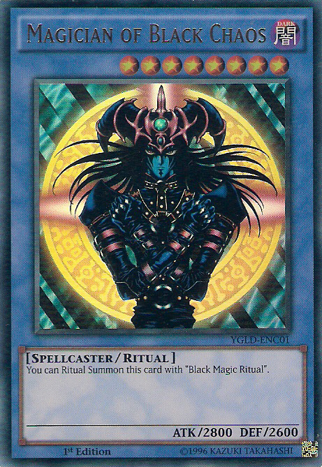 Magician of Black Chaos [YGLD-ENC01] Ultra Rare