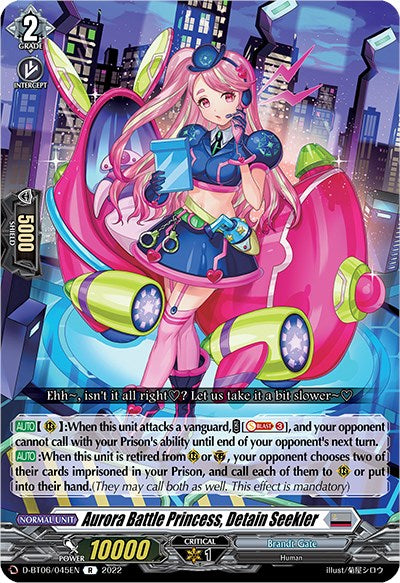 Aurora Battle Princess, Detain Seekler (D-BT06/045EN) [Blazing Dragon Reborn]