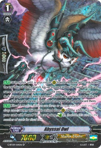 Abyssal Owl (G-BT09/S14EN) [Divine Dragon Caper]