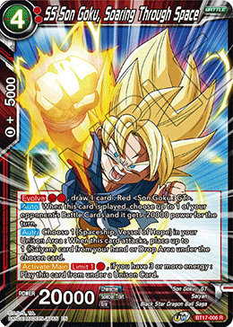 SS Son Goku, Soaring Through Space (BT17-006) [Ultimate Squad]