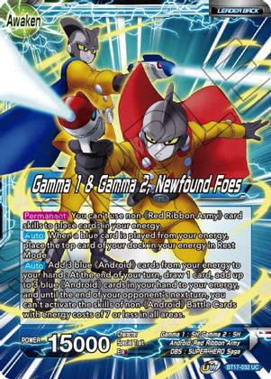 Gamma 1 & Gamma 2 // Gamma 1 & Gamma 2, Newfound Foes (BT17-032) [Ultimate Squad]