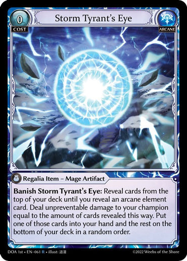 Storm Tyrant's Eye (061) [Dawn of Ashes: 1st Edition]