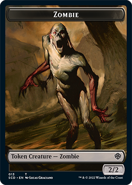 Ogre // Zombie Double-Sided Token [Starter Commander Decks]