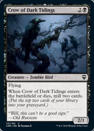 Crow of Dark Tidings [Commander Legends]