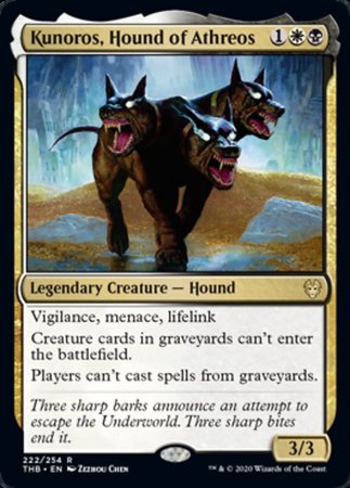 Kunoros, Hound of Athreos [Theros Beyond Death]