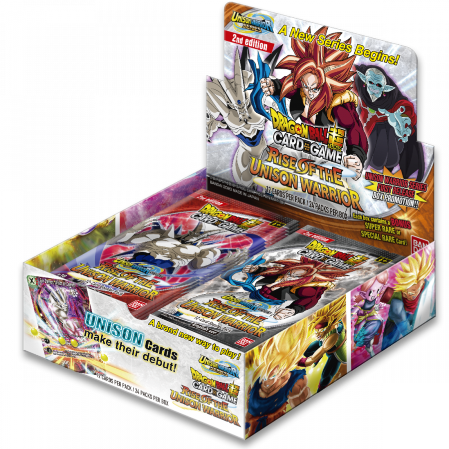 Dragon Ball Super Card Game: UW1 Rise of the Unison Warrior Booster Box SECOND EDITION *Sealed*