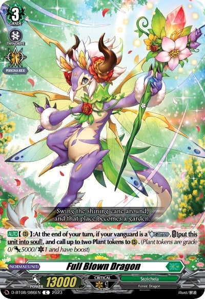 Full Blown Dragon (D-BT08/086EN) [Minerva Rising]