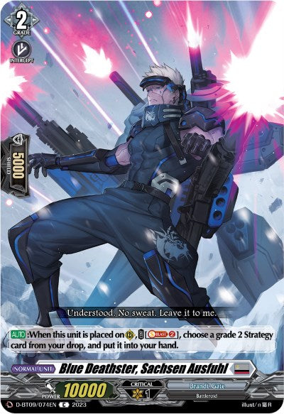 Blue Deathster, Sachsen Ausfuhl (D-BT09/074EN) [Dragontree Invasion]