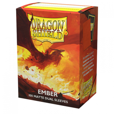 Dragonshield Sleeves -  Dual Ember Matte (Standard Size 100 Pack)