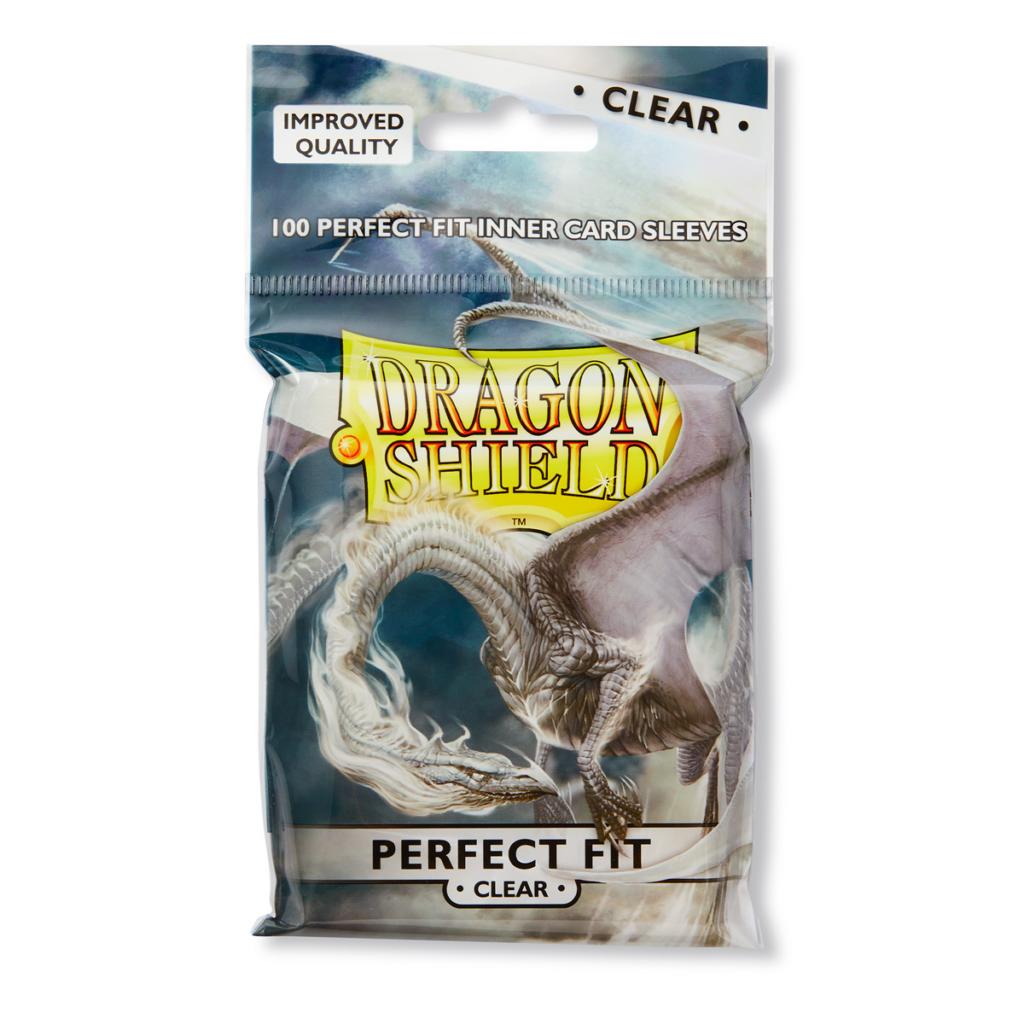 Dragonshield Sleeves - Perfect Fit Inner Sized Clear (Standard Size 100 Pack)