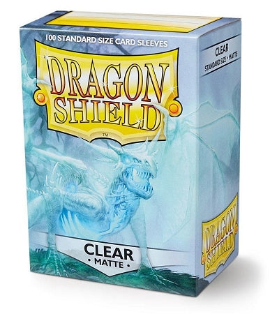 Dragonshield Sleeves - Matte Clear (Standard Size 100 Pack)