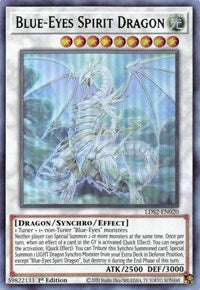 Blue-Eyes Spirit Dragon (Green) [LDS2-EN020] Ultra Rare