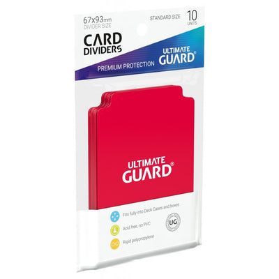 Ultimate Guard Card Dividers - Red (10PC)